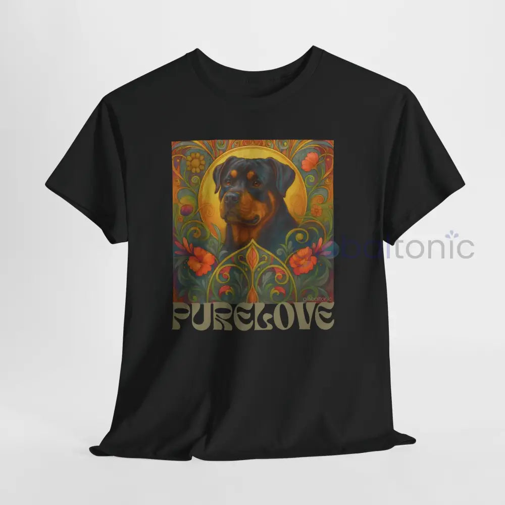 Rottweiler Vintage Graphic T-Shirt – Unisex Cotton Tee for Dog Lovers T-Shirt