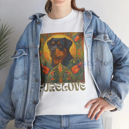 Rottweiler Vintage Graphic T-Shirt – Unisex Cotton Tee for Dog Lovers T-Shirt