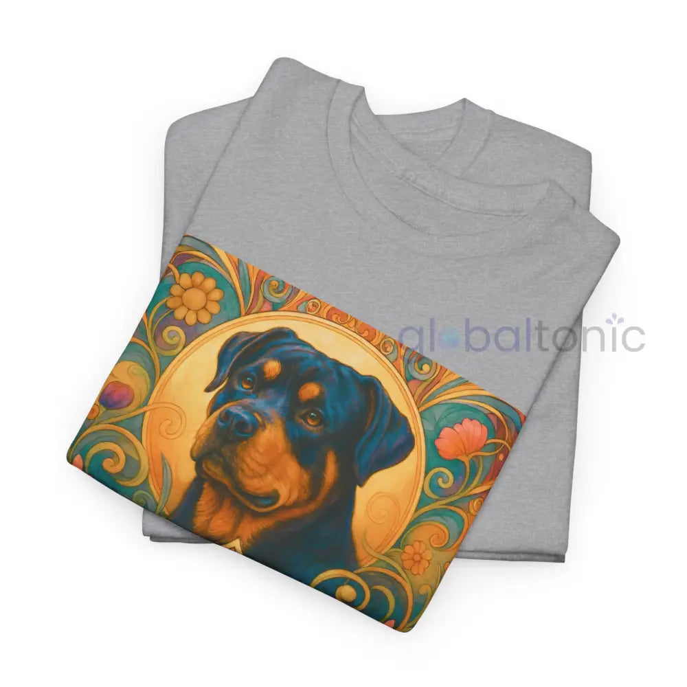 Rottweiler Vintage Graphic T-Shirt – Unisex Cotton Tee for Dog Lovers T-Shirt