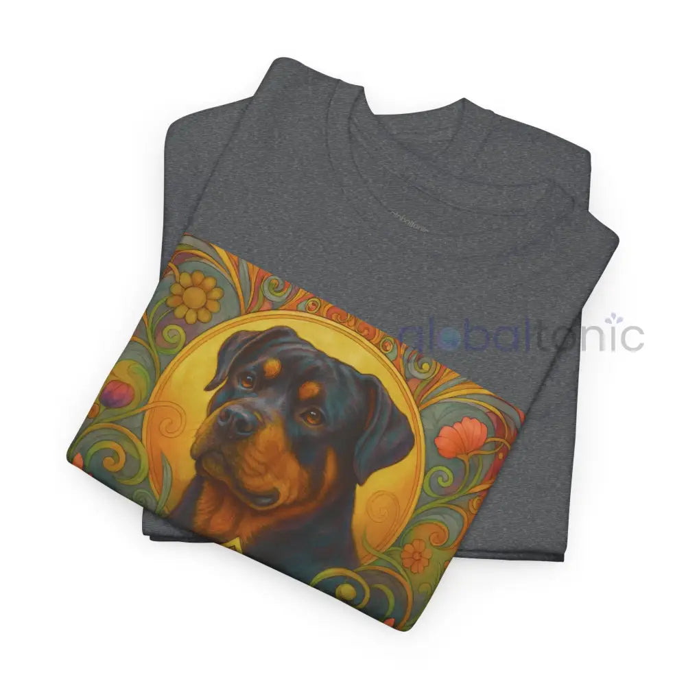 Rottweiler Vintage Graphic T-Shirt – Unisex Cotton Tee for Dog Lovers T-Shirt