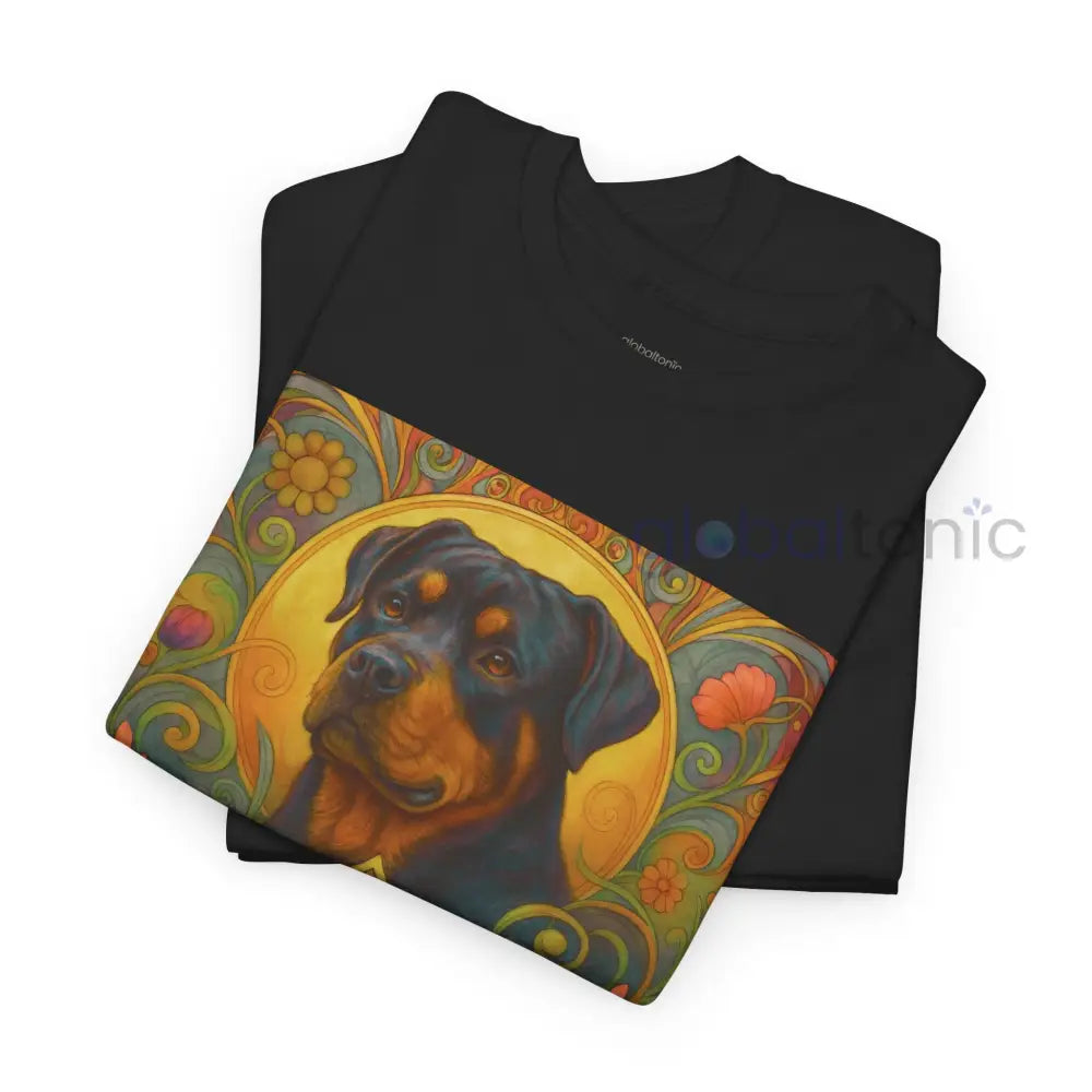 Rottweiler Vintage Graphic T-Shirt – Unisex Cotton Tee for Dog Lovers T-Shirt
