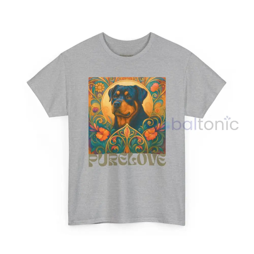 Rottweiler Vintage Graphic T-Shirt – Unisex Cotton Tee for Dog Lovers T-Shirt