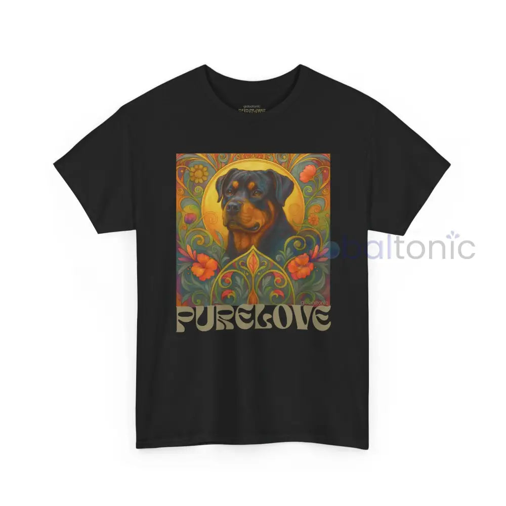 Rottweiler Vintage Graphic T-Shirt – Unisex Cotton Tee for Dog Lovers T-Shirt