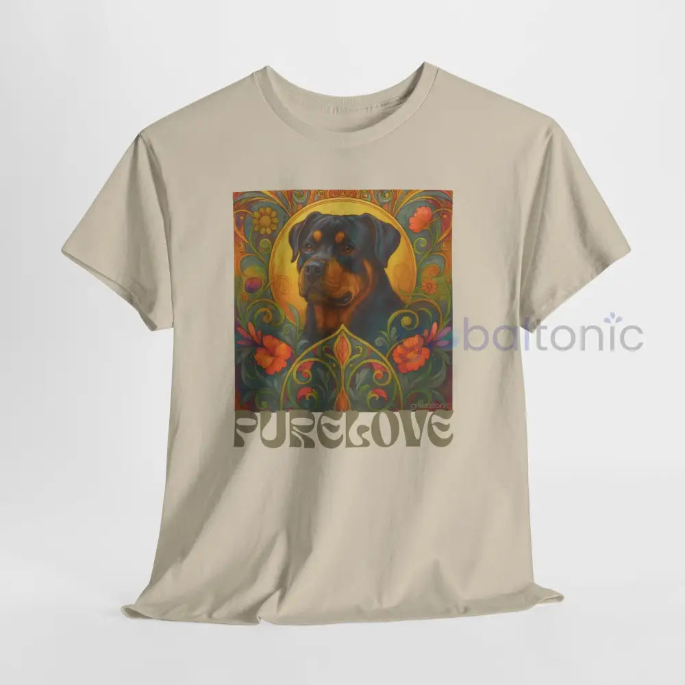 Rottweiler Vintage Graphic T-Shirt – Unisex Cotton Tee for Dog Lovers T-Shirt