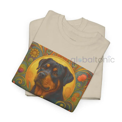 Rottweiler Vintage Graphic T-Shirt – Unisex Cotton Tee for Dog Lovers T-Shirt