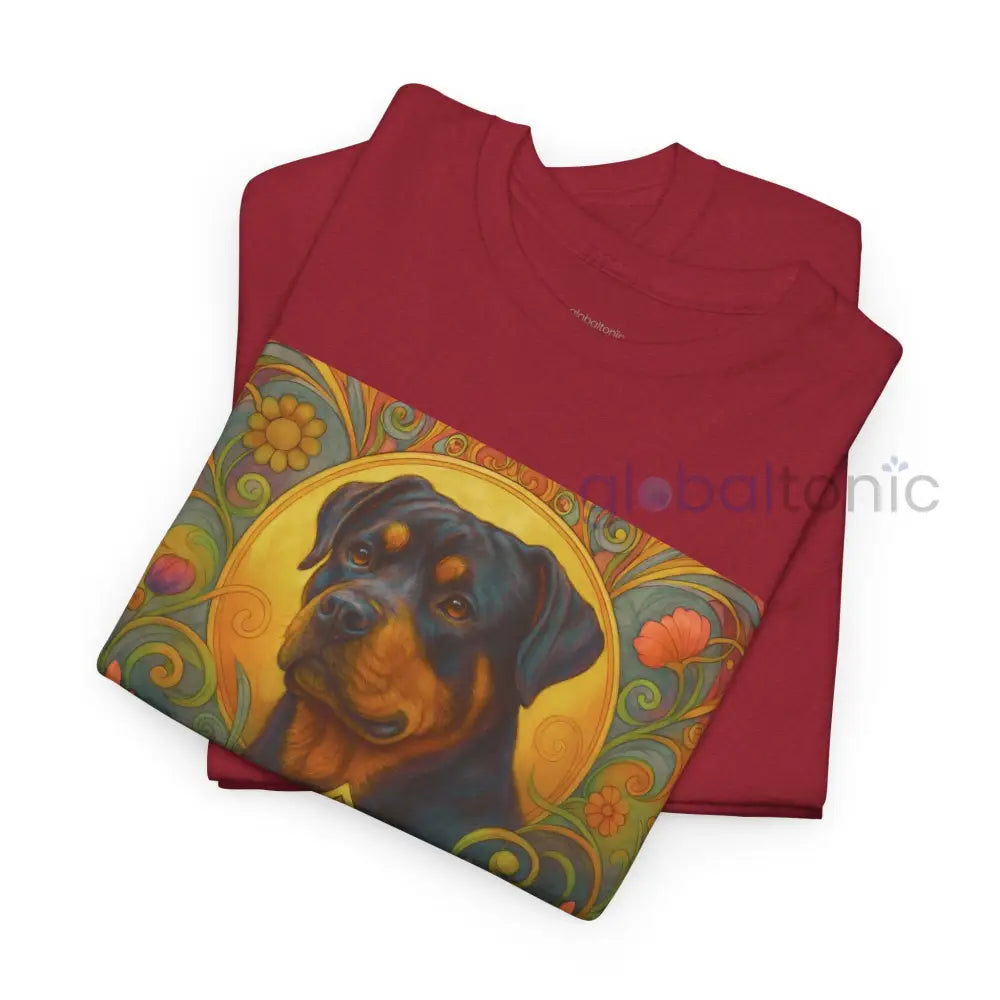Rottweiler Vintage Graphic T-Shirt – Unisex Cotton Tee for Dog Lovers T-Shirt