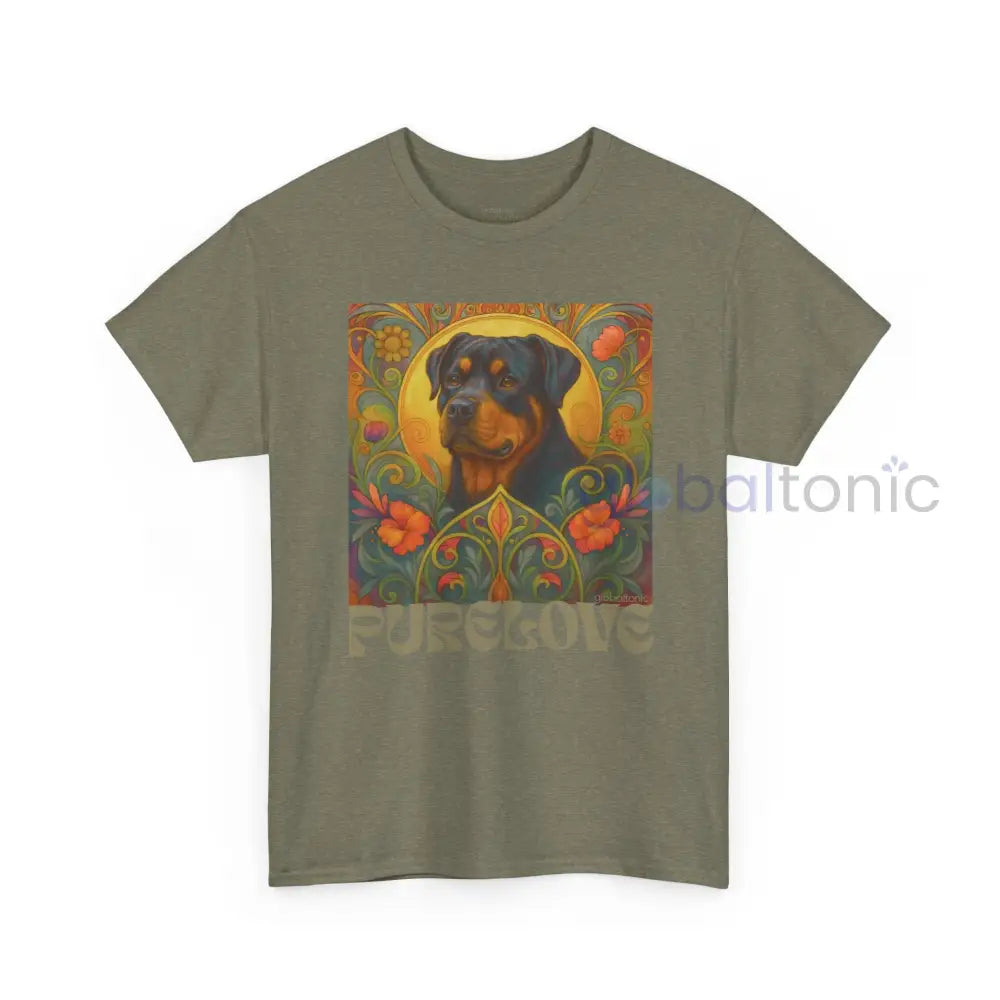 Rottweiler Vintage Graphic T-Shirt – Unisex Cotton Tee for Dog Lovers T-Shirt
