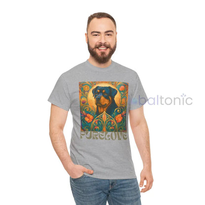 Rottweiler Vintage Graphic T-Shirt – Unisex Cotton Tee for Dog Lovers T-Shirt