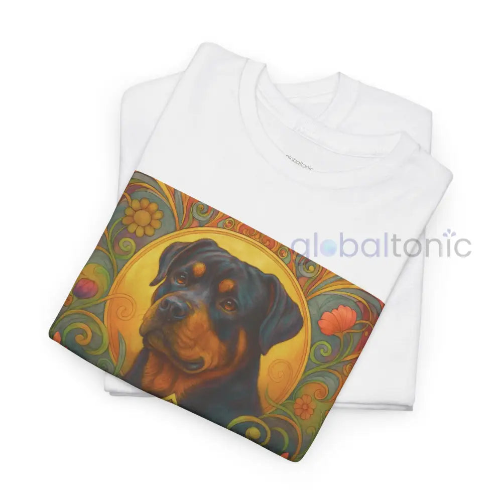 Rottweiler Vintage Graphic T-Shirt – Unisex Cotton Tee for Dog Lovers T-Shirt