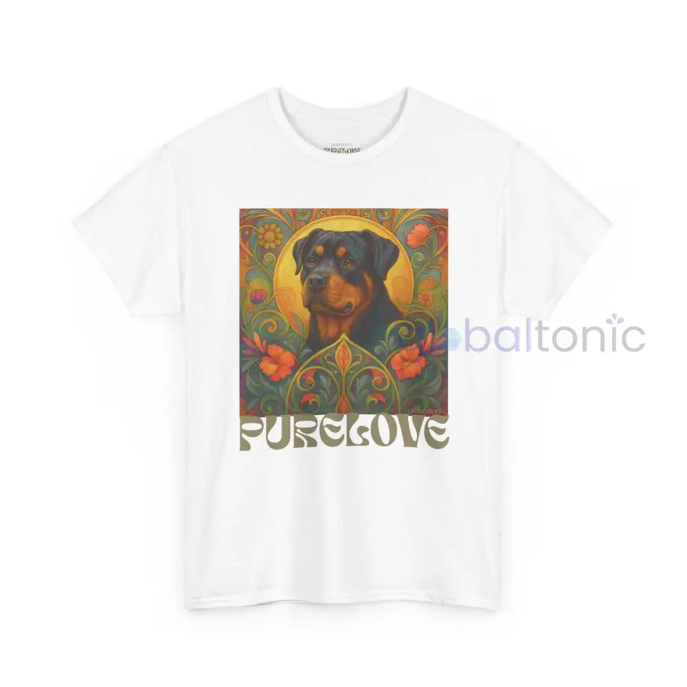 Rottweiler Vintage Graphic T-Shirt – Unisex Cotton Tee for Dog Lovers T-Shirt