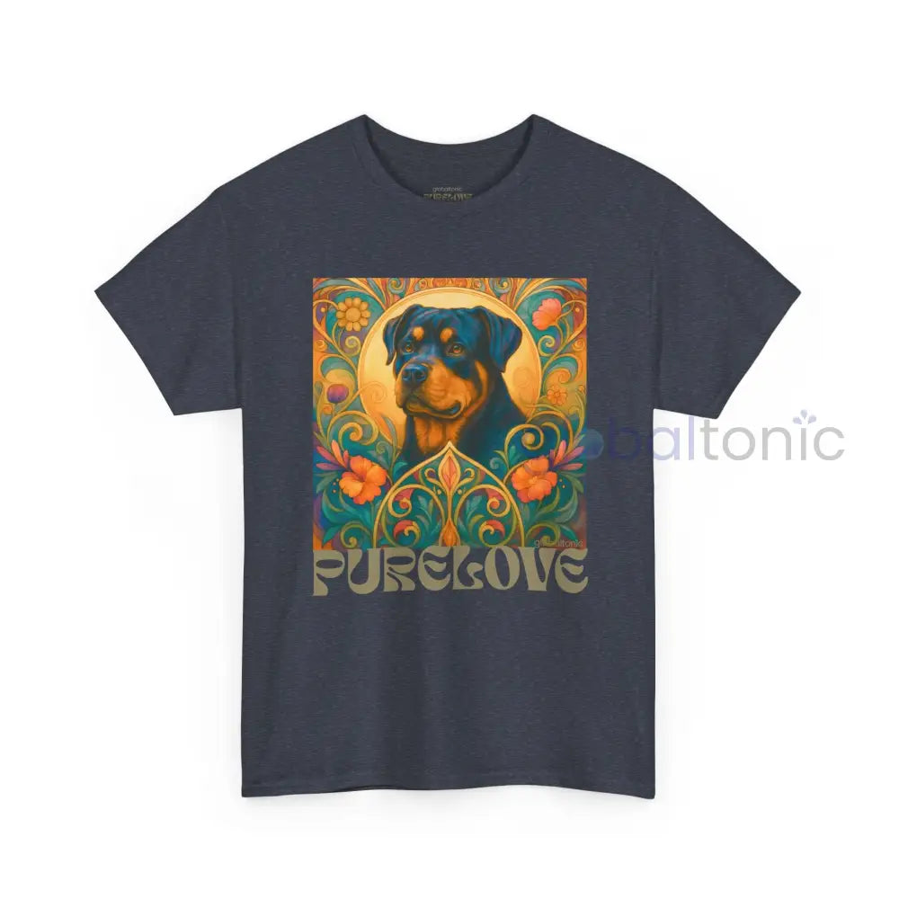 Rottweiler Vintage Graphic T-Shirt – Unisex Cotton Tee for Dog Lovers T-Shirt