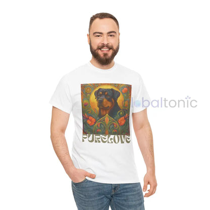 Rottweiler Vintage Graphic T-Shirt – Unisex Cotton Tee for Dog Lovers T-Shirt