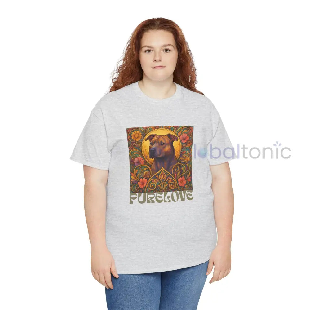 Staffy (Staffordshire) Brindle Bull Terrier Brindle Vintage Graphic T-Shirt – Unisex Cotton Tee for Dog Lovers T-Shirt