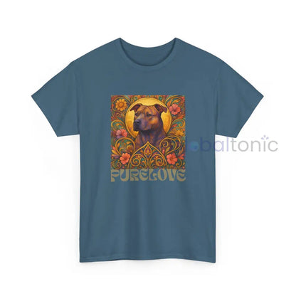 Staffy (Staffordshire) Brindle Bull Terrier Brindle Vintage Graphic T-Shirt – Unisex Cotton Tee for Dog Lovers T-Shirt