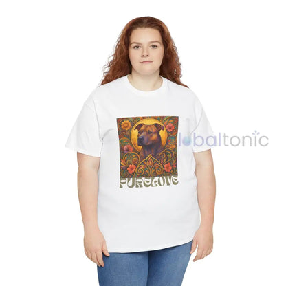 Staffy (Staffordshire) Brindle Bull Terrier Brindle Vintage Graphic T-Shirt – Unisex Cotton Tee for Dog Lovers T-Shirt