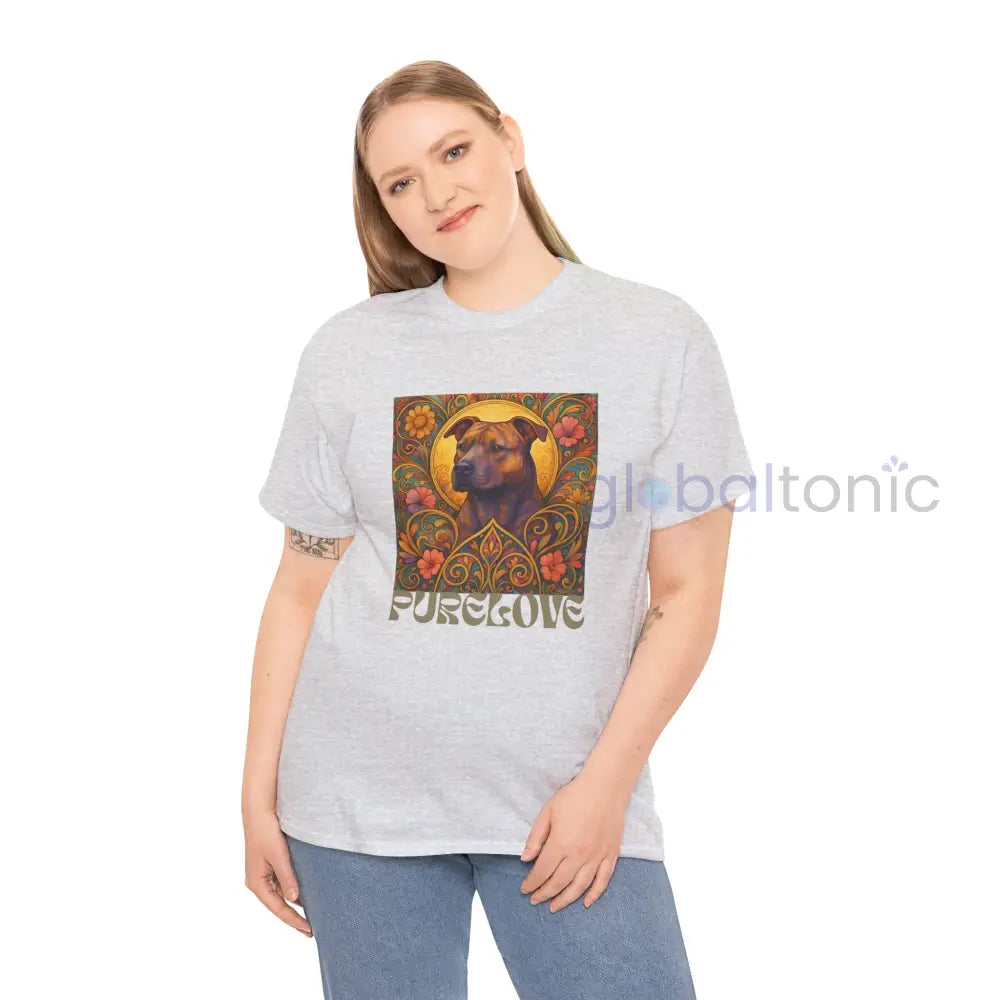 Staffy (Staffordshire) Brindle Bull Terrier Brindle Vintage Graphic T-Shirt – Unisex Cotton Tee for Dog Lovers T-Shirt