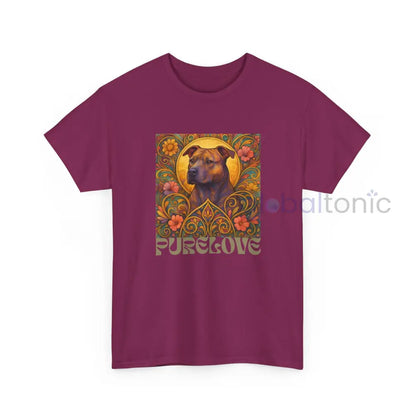 Staffy (Staffordshire) Brindle Bull Terrier Brindle Vintage Graphic T-Shirt – Unisex Cotton Tee for Dog Lovers T-Shirt