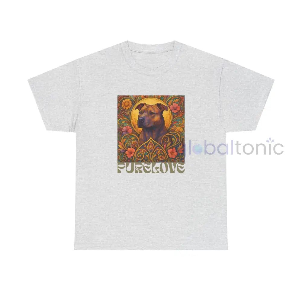 Staffy (Staffordshire) Brindle Bull Terrier Brindle Vintage Graphic T-Shirt – Unisex Cotton Tee for Dog Lovers T-Shirt