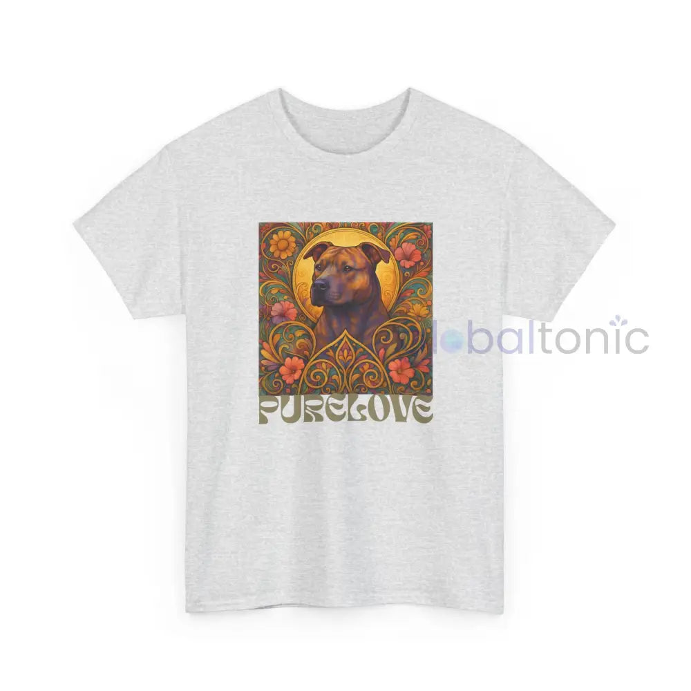Staffy (Staffordshire) Brindle Bull Terrier Brindle Vintage Graphic T-Shirt – Unisex Cotton Tee for Dog Lovers T-Shirt