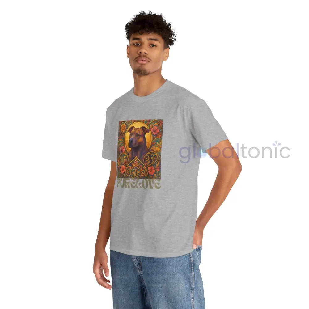 Staffy (Staffordshire) Brindle Bull Terrier Brindle Vintage Graphic T-Shirt – Unisex Cotton Tee for Dog Lovers T-Shirt