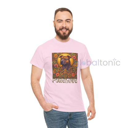 Staffy (Staffordshire) Brindle Bull Terrier Brindle Vintage Graphic T-Shirt – Unisex Cotton Tee for Dog Lovers T-Shirt