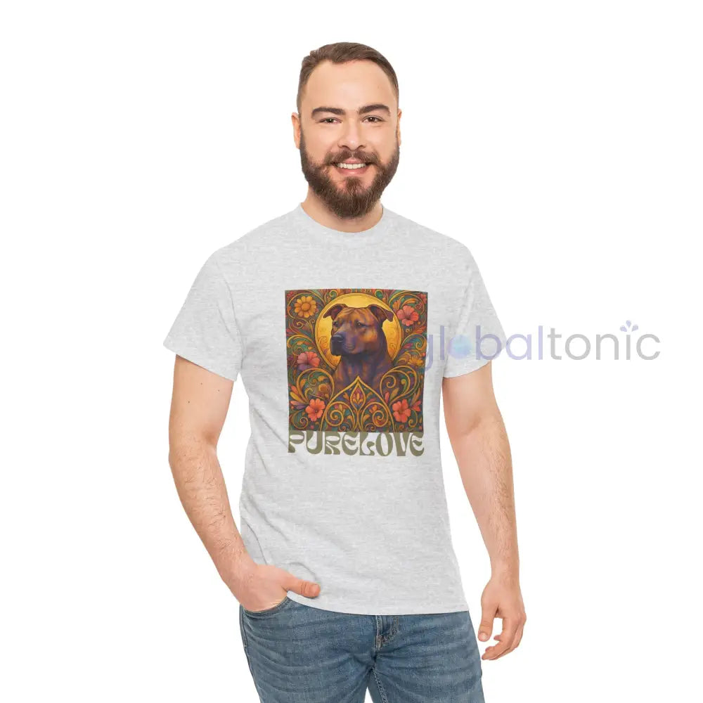 Staffy (Staffordshire) Brindle Bull Terrier Brindle Vintage Graphic T-Shirt – Unisex Cotton Tee for Dog Lovers T-Shirt