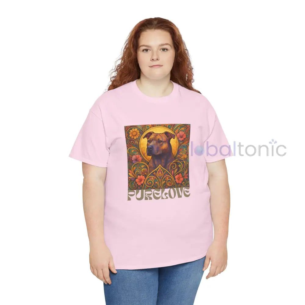 Staffy (Staffordshire) Brindle Bull Terrier Brindle Vintage Graphic T-Shirt – Unisex Cotton Tee for Dog Lovers T-Shirt