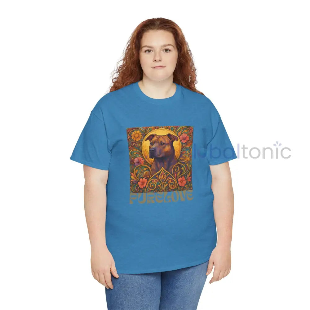 Staffy (Staffordshire) Brindle Bull Terrier Brindle Vintage Graphic T-Shirt – Unisex Cotton Tee for Dog Lovers T-Shirt