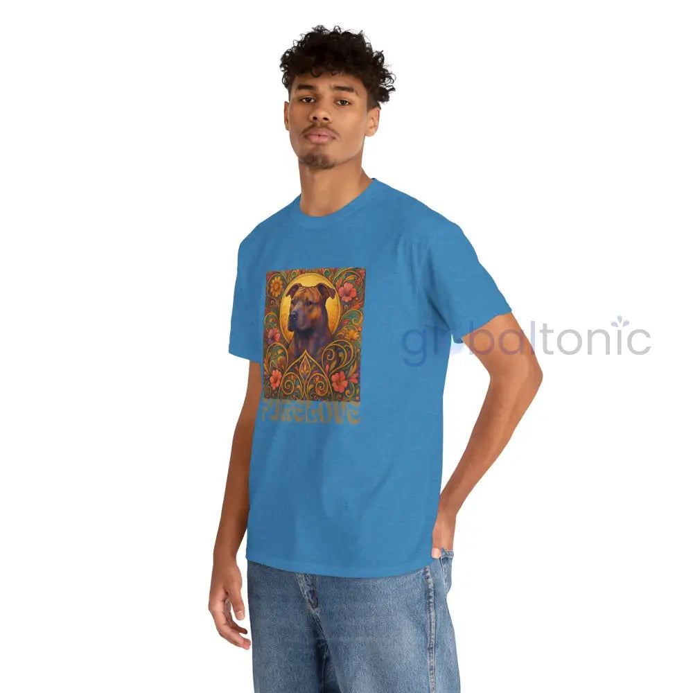 Staffy (Staffordshire) Brindle Bull Terrier Brindle Vintage Graphic T-Shirt – Unisex Cotton Tee for Dog Lovers T-Shirt