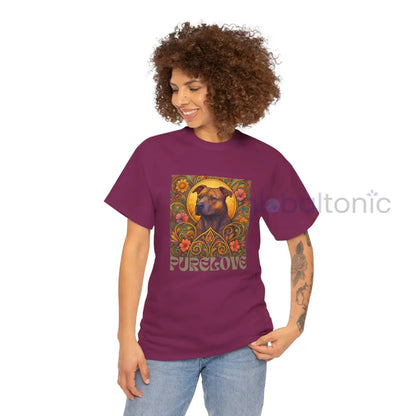 Staffy (Staffordshire) Brindle Bull Terrier Brindle Vintage Graphic T-Shirt – Unisex Cotton Tee for Dog Lovers T-Shirt