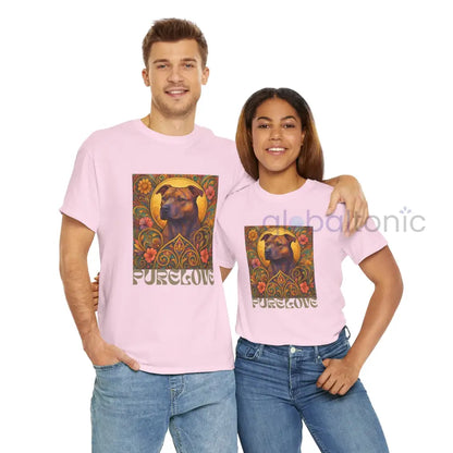 Staffy (Staffordshire) Brindle Bull Terrier Brindle Vintage Graphic T-Shirt – Unisex Cotton Tee for Dog Lovers T-Shirt