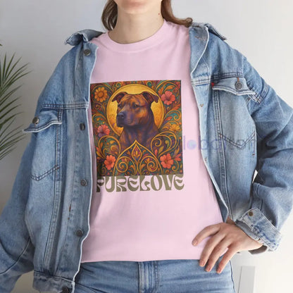 Staffy (Staffordshire) Brindle Bull Terrier Brindle Vintage Graphic T-Shirt – Unisex Cotton Tee for Dog Lovers T-Shirt