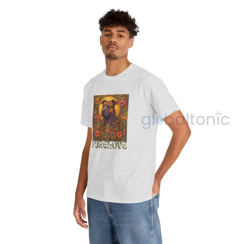 Staffy (Staffordshire) Brindle Bull Terrier Brindle Vintage Graphic T-Shirt – Unisex Cotton Tee for Dog Lovers T-Shirt