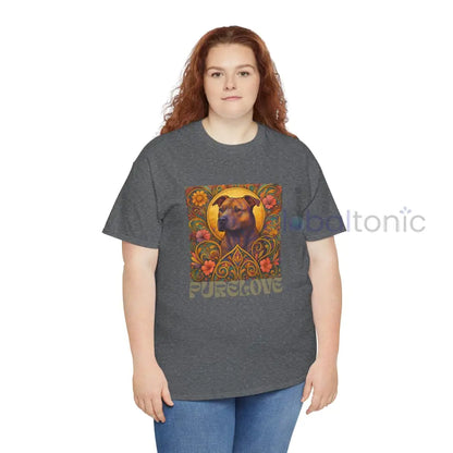 Staffy (Staffordshire) Brindle Bull Terrier Brindle Vintage Graphic T-Shirt – Unisex Cotton Tee for Dog Lovers T-Shirt