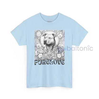 Staffy (Staffordshire) Brindle Bull Terrier Vintage Unisex Cotton Tee for Dog Lovers (Black & White) T-Shirt