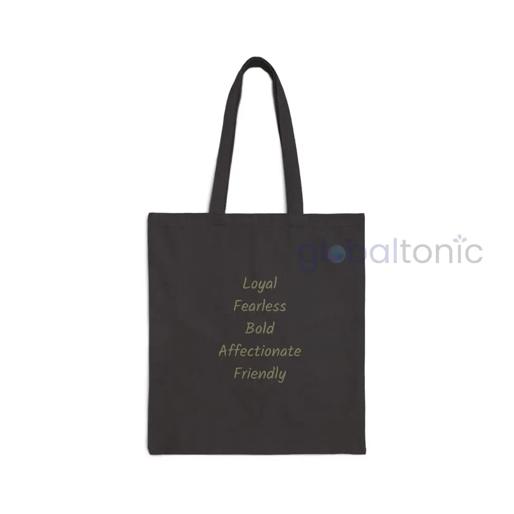 Staffy (Staffordshire) Brindle Bull Terrier Vintage Dog Lovers Cotton Canvas Tote Bag - Unique Artistic Durable Bags