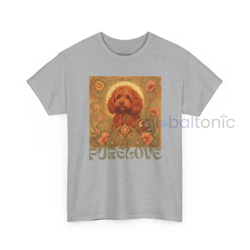 Strawberry Cavapoo (Cavoodle) Vintage Graphic T-shirt -Unisex Cotton Tee for Dog Lovers T-Shirt