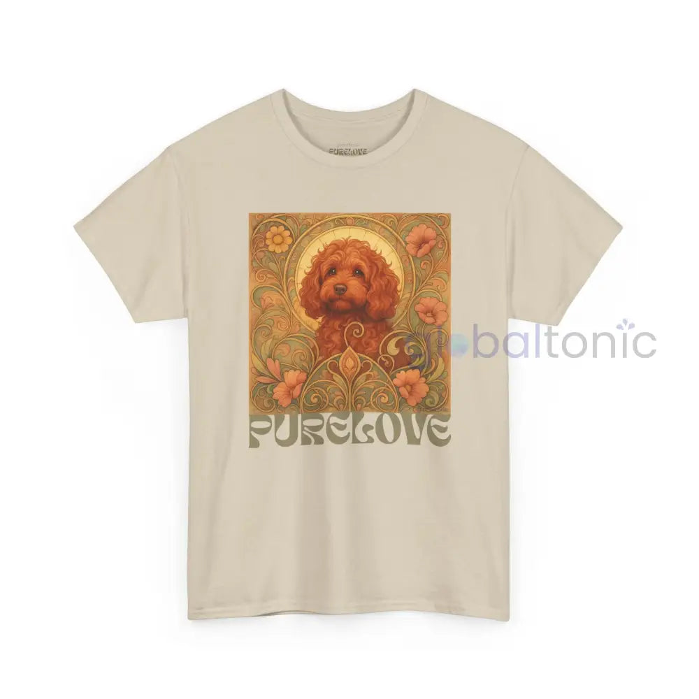 Strawberry Cavapoo (Cavoodle) Vintage Graphic T-shirt -Unisex Cotton Tee for Dog Lovers T-Shirt