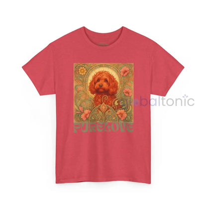 Strawberry Cavapoo (Cavoodle) Vintage Graphic T-shirt -Unisex Cotton Tee for Dog Lovers T-Shirt