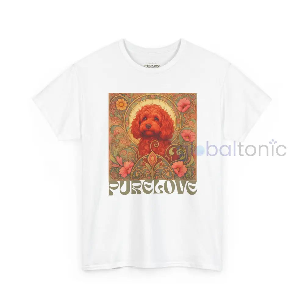 Strawberry Cavapoo (Cavoodle) Vintage Graphic T-shirt -Unisex Cotton Tee for Dog Lovers T-Shirt