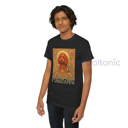 Strawberry Cavapoo (Cavoodle) Vintage Graphic T-shirt -Unisex Cotton Tee for Dog Lovers T-Shirt