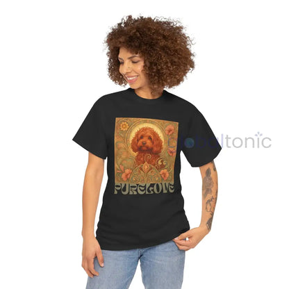 Strawberry Cavapoo (Cavoodle) Vintage Graphic T-shirt -Unisex Cotton Tee for Dog Lovers T-Shirt