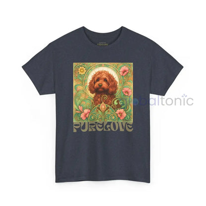 Strawberry Cavapoo (Cavoodle) Vintage Graphic T-shirt -Unisex Cotton Tee for Dog Lovers T-Shirt