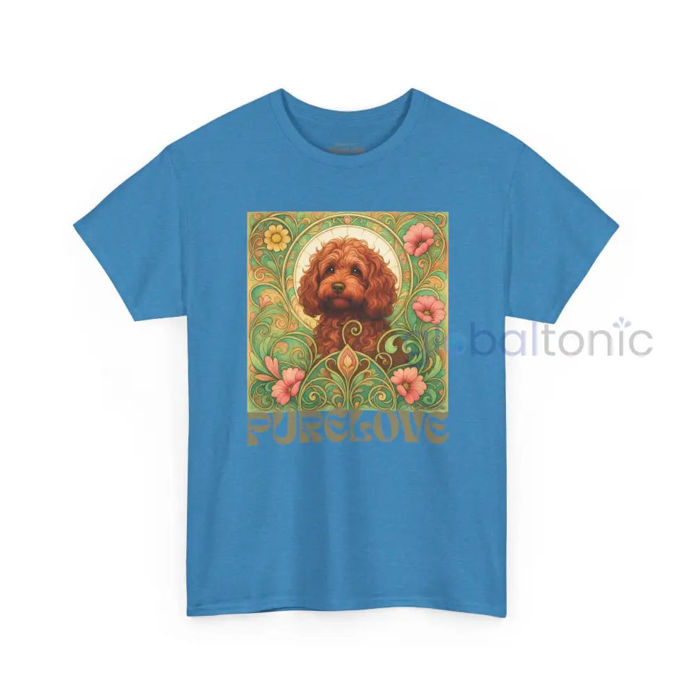 Strawberry Cavapoo (Cavoodle) Vintage Graphic T-shirt -Unisex Cotton Tee for Dog Lovers T-Shirt