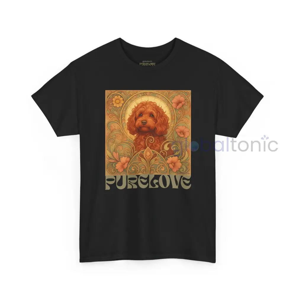 Strawberry Cavapoo (Cavoodle) Vintage Graphic T-shirt -Unisex Cotton Tee for Dog Lovers T-Shirt