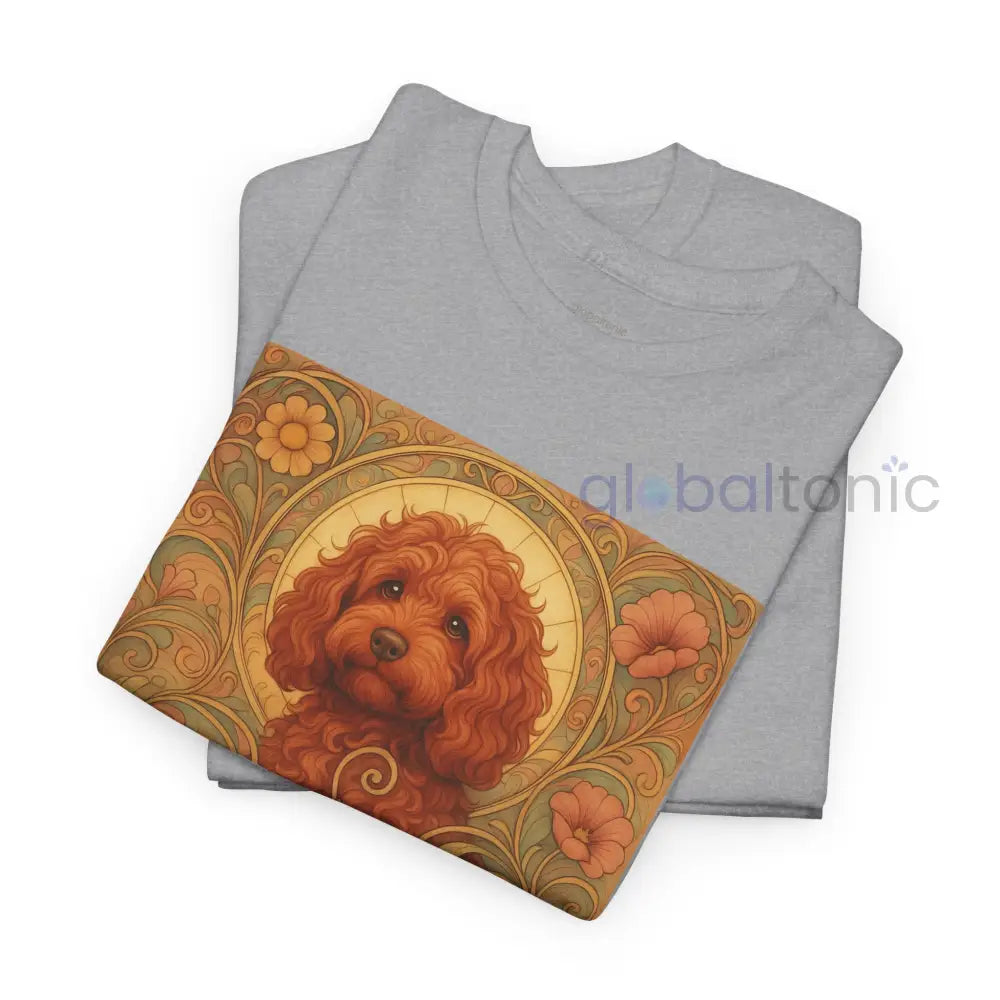 Strawberry Cavapoo (Cavoodle) Vintage Graphic T-shirt -Unisex Cotton Tee for Dog Lovers T-Shirt