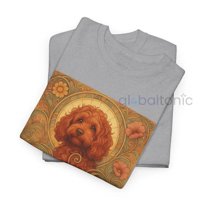 Strawberry Cavapoo (Cavoodle) Vintage Graphic T-shirt -Unisex Cotton Tee for Dog Lovers T-Shirt