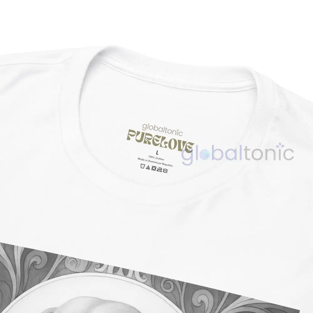 Tan Dachshund Shorthair Vintage Unisex Cotton Tee for Dog Lovers (Black & White) T-Shirt