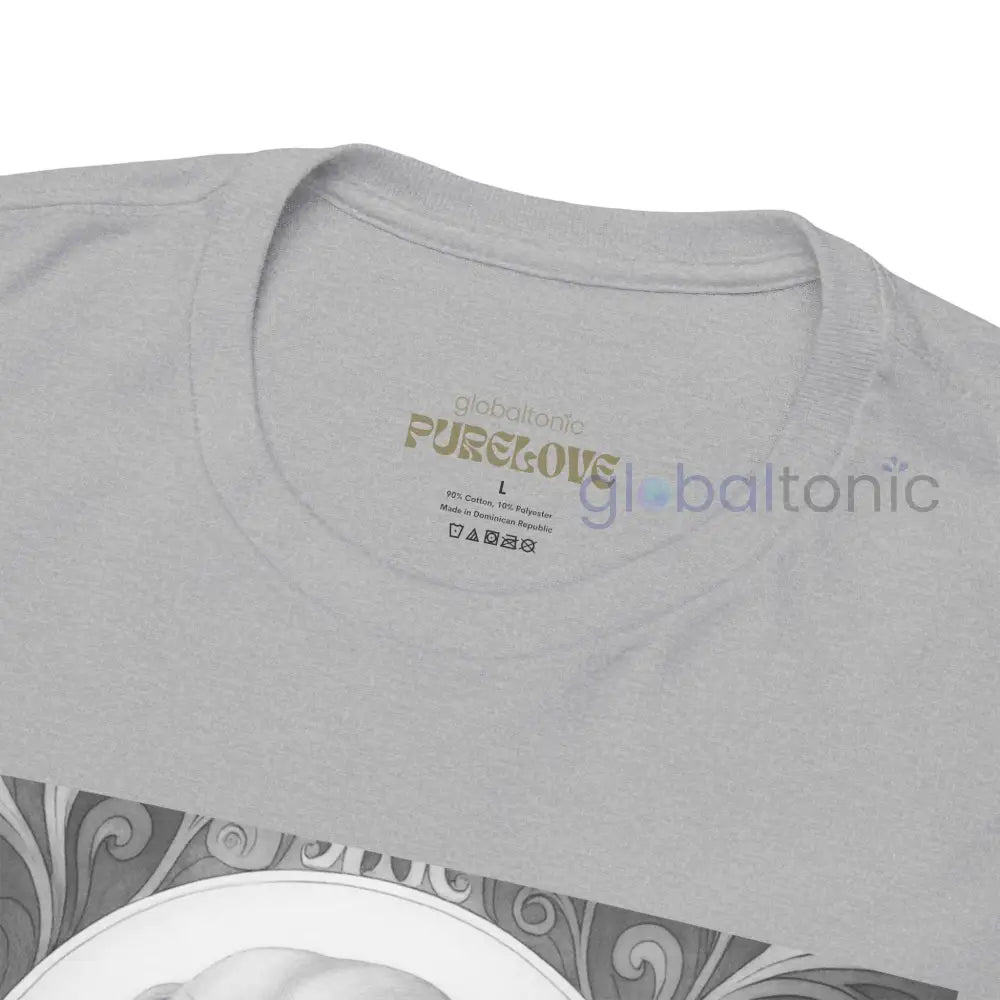 Tan Dachshund Shorthair Vintage Unisex Cotton Tee for Dog Lovers (Black & White) T-Shirt