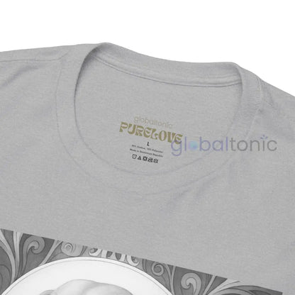 Tan Dachshund Shorthair Vintage Unisex Cotton Tee for Dog Lovers (Black & White) T-Shirt